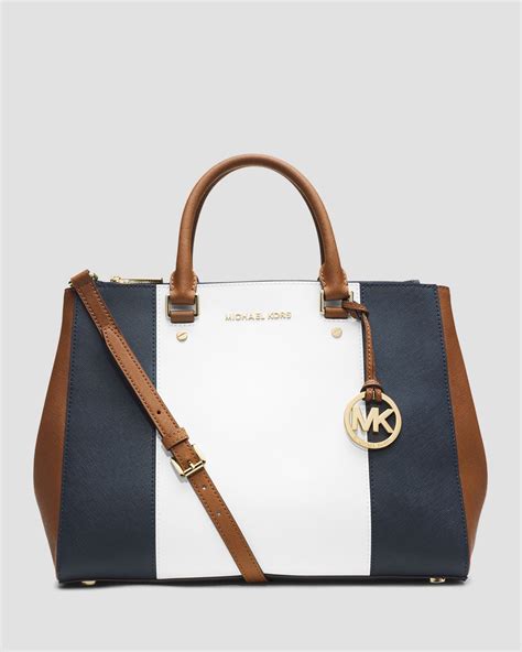 michael kors jet set blue stripe|Michael Kors Jet Set .